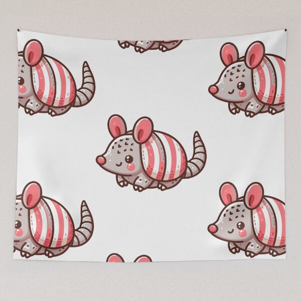 Item preview, Playful Armadillo Cartoon designed and sold by ArtfulWeave.