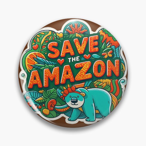 Item preview, Save the Amazon designed and sold by WillieDs-Shop.