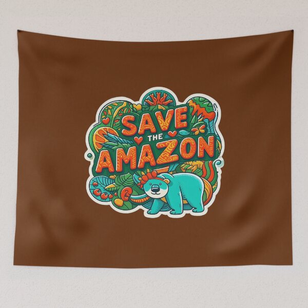 Item preview, Save the Amazon designed and sold by WillieDs-Shop.