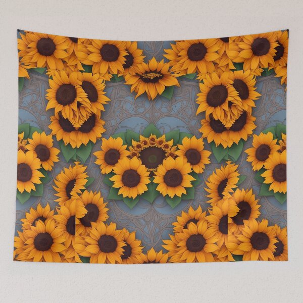 Item preview, beautiful sunflowers in a wreath summer and spring style designed and sold by Carlos Gudino.