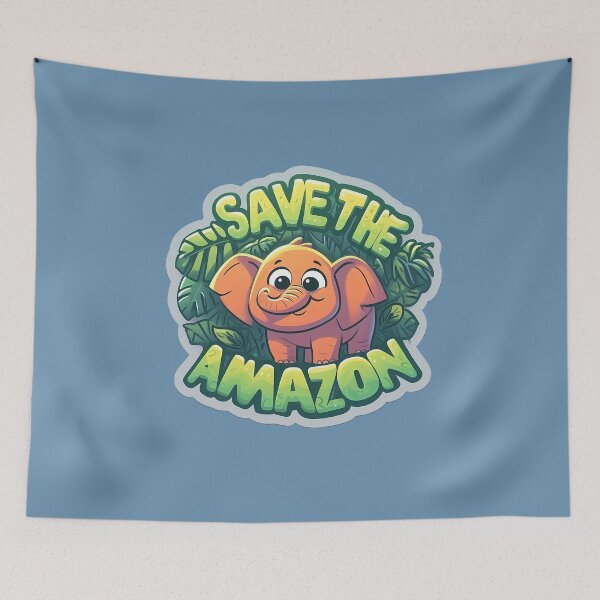 Item preview, Save the Amazon designed and sold by WillieDs-Shop.