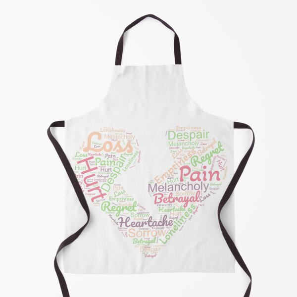 Item preview, Broken Heart Word Cloud designed and sold by Delamoon.