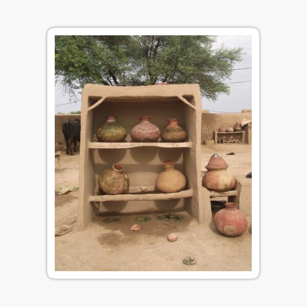 Rural area Village home landscape Sticker
