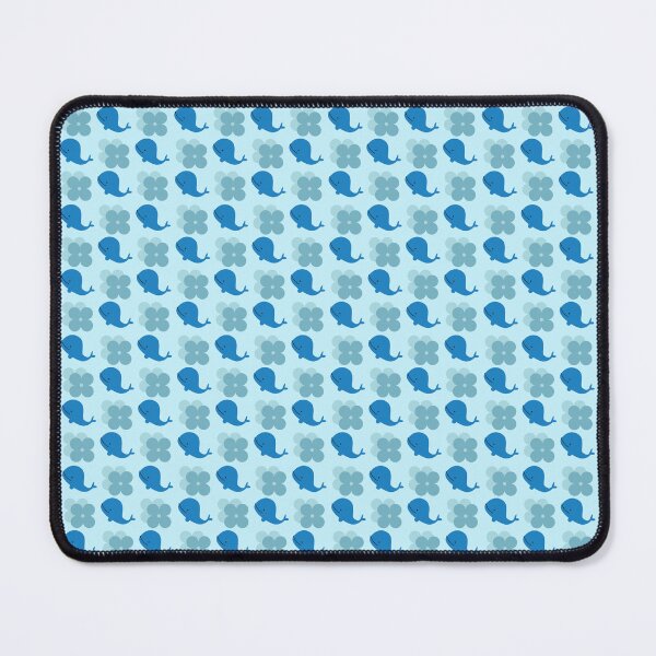 Item preview, Blue sperm whale and glacier petunias flowers designed and sold by DesignsVault.