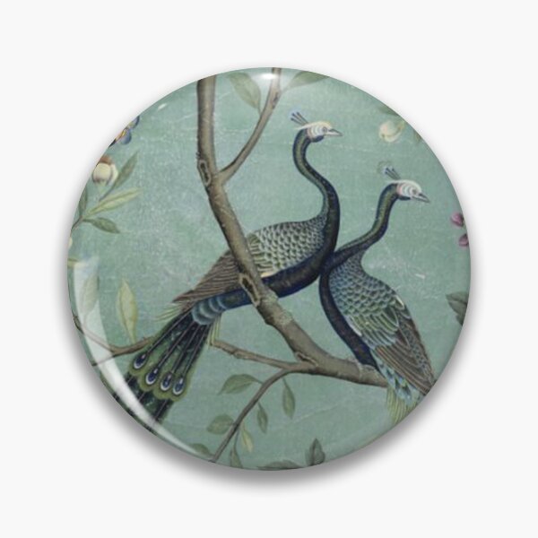 Item preview, A Teal of Two Birds Chinoiserie designed and sold by TheChinoiserie.