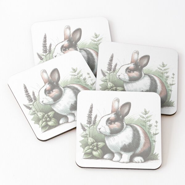 Artikelvorschau, Holländischer Hase (braun, weiß und schwarz) entworfen und verkauft von Atelier-Selene.