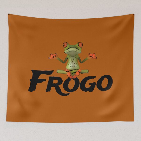 Item preview, Yoga Frog Crossed Legs Pose III              designed and sold by LemonFun.