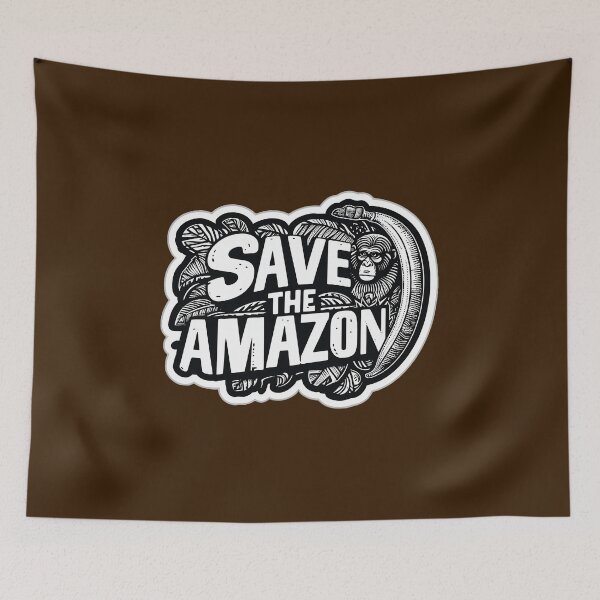 Item preview, Save the Amazon designed and sold by WillieDs-Shop.