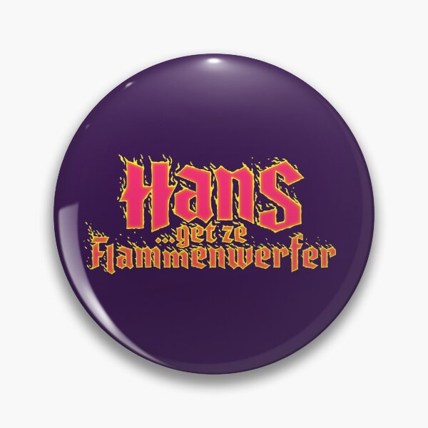 Item preview, Hans gets ze flamethrower designed and sold by Hayungs.