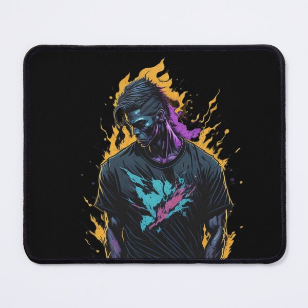 Item preview, Unyielding Determination: Striking Artwork of a Tough Man designed and sold by zax454.