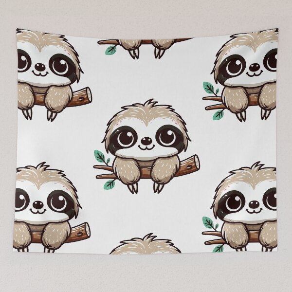 Item preview, Charming Sloth Relaxation designed and sold by ArtfulWeave.