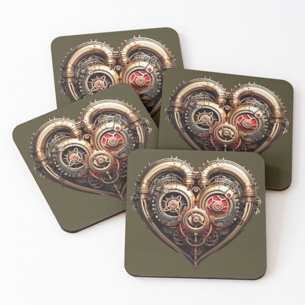 Item preview, Steampunk heart art love designed and sold by fansyartdesign.