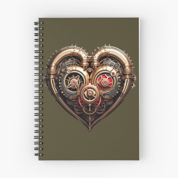 Item preview, Steampunk heart art love designed and sold by fansyartdesign.