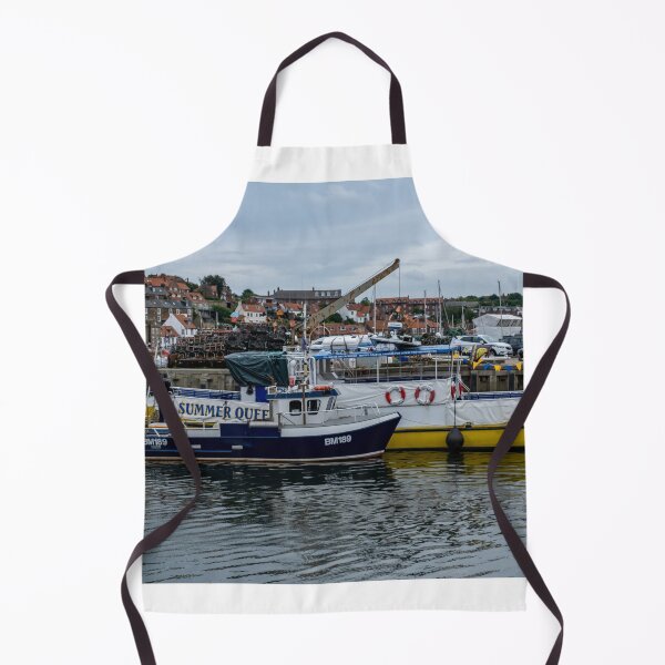 Item preview, Fishing boats in Whitby Harbour, North Yorkshire designed and sold by yackers1.