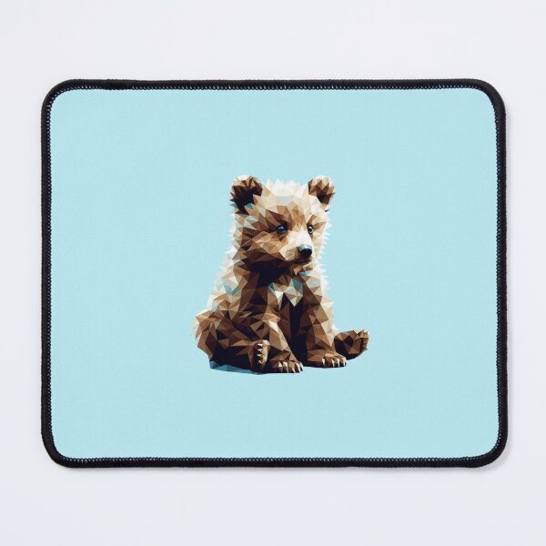 Item preview, Baby Bear Low Poly Pop Art designed and sold by pseudosiren.