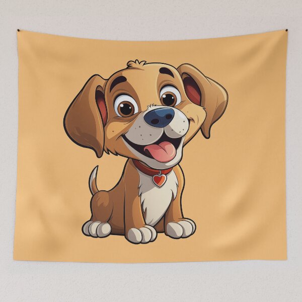 Item preview, Cute Cartoon Dog designed and sold by Kitty Nut House.