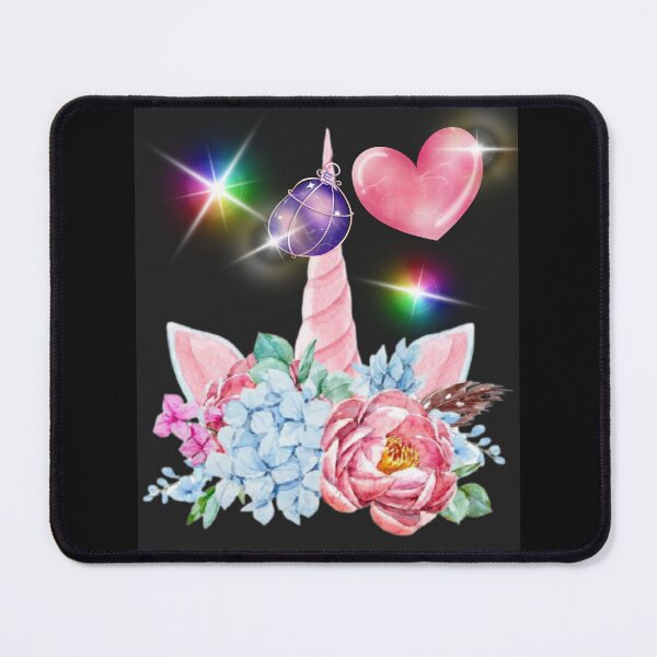 Item preview, Magical Unicorn Horn With Flowers Colorful Design designed and sold by EarthArtDesigns.