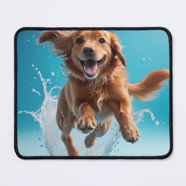 Item preview, The dog jumps into the water designed and sold by jsebouvi.