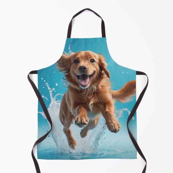 Item preview, The dog jumps into the water designed and sold by jsebouvi.