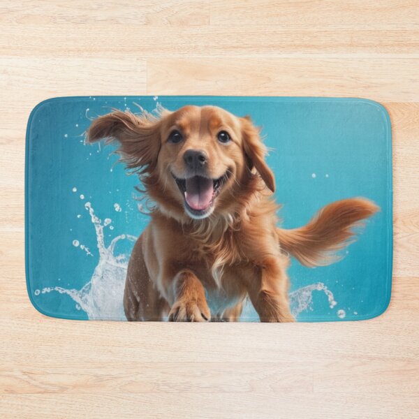 Item preview, The dog jumps into the water designed and sold by jsebouvi.