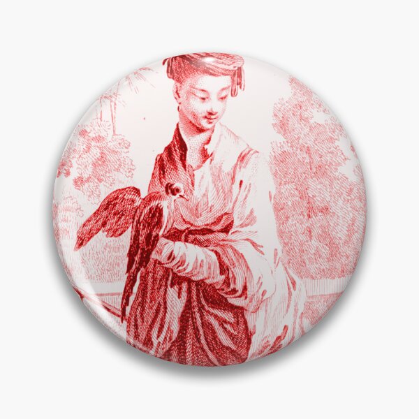 Item preview, Chinoiserie Toile in Red designed and sold by TheChinoiserie.