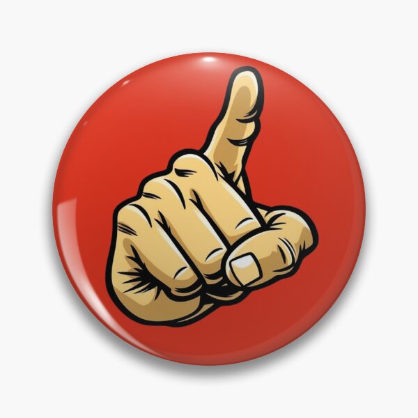 Item preview, Red pointing finger designed and sold by Zen Lael.