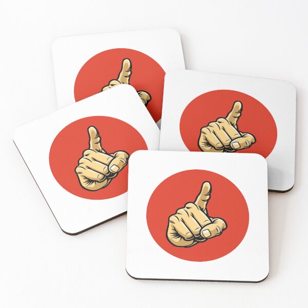 Item preview, Red pointing finger designed and sold by Zen Lael.