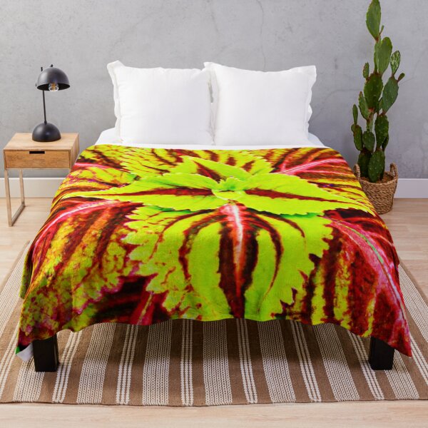 Item preview, Neon Leaf Impressions Pattern designed and sold by Health And Fitness Posts e-Store.
