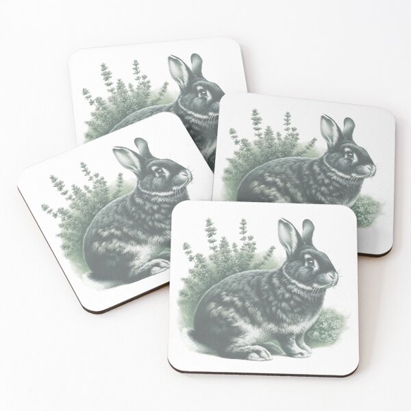 Item preview, Silver Marten Bunny designed and sold by Atelier-Selene.