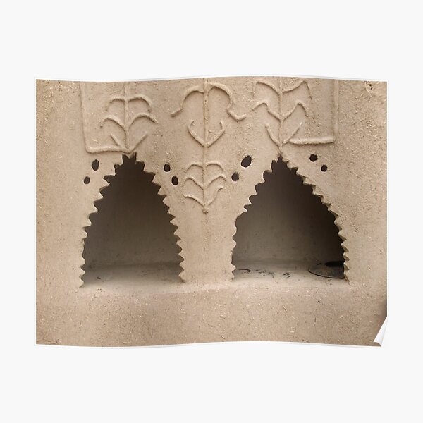 Rural area home interior Clay Cabinet Poster