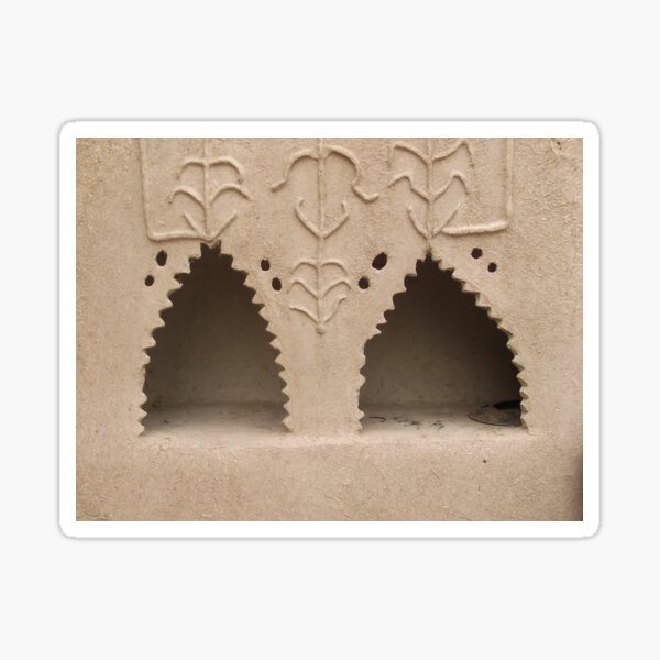 Rural area home interior Clay Cabinet Sticker