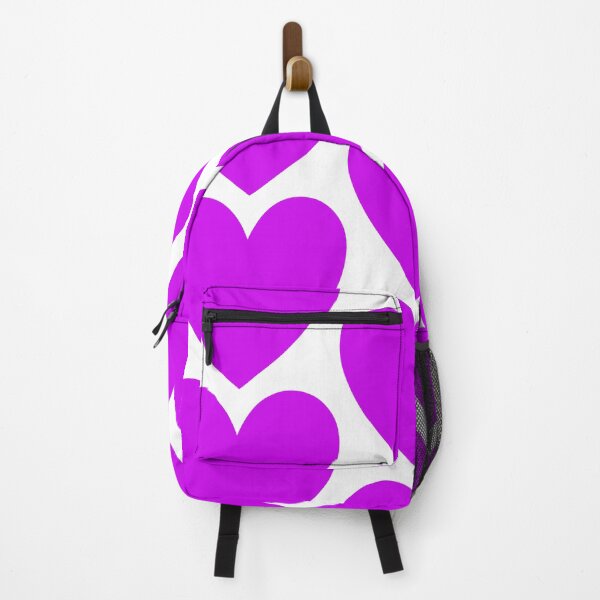 Item preview, Purple Hearts on White designed and sold by WD-Artist.