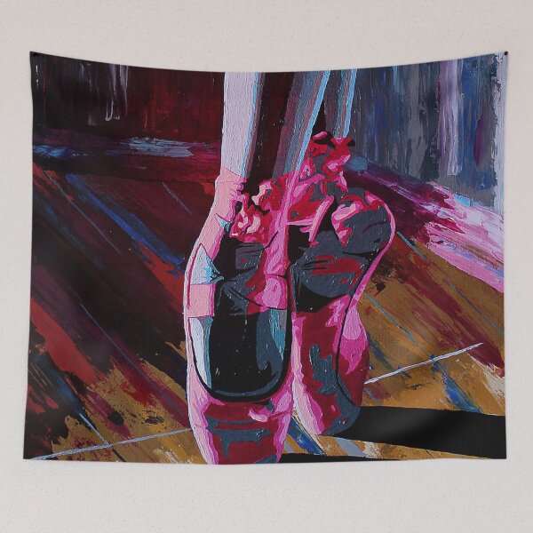 Item preview, Practice Pointe - Ballerina painting designed and sold by Wesley Rounsavall.