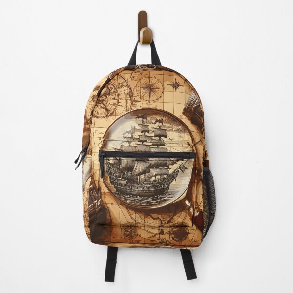 Item preview, Treasure Trails: Sepia Pirate Exploration designed and sold by Artaverse.