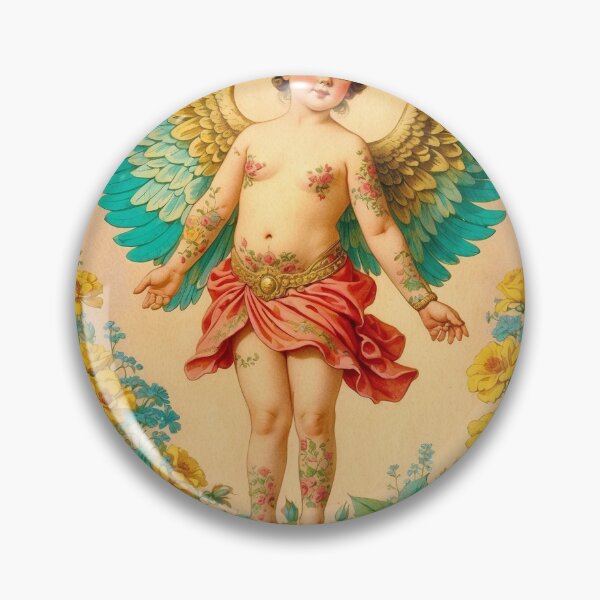 Item preview, tatted cherub designed and sold by tvrvintage.