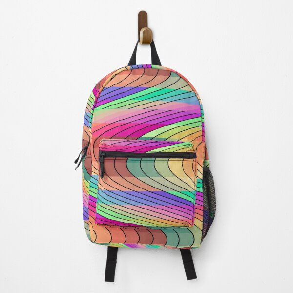 Item preview, All Color Waves with Black Lines designed and sold by the1249.