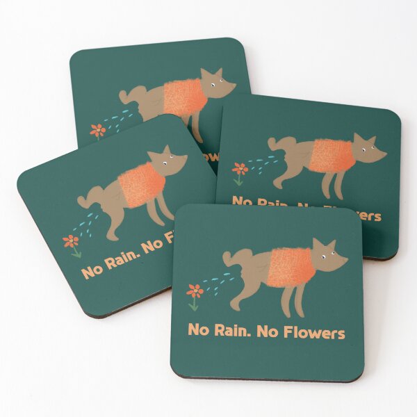 Item preview, No Rain. No Flowers. Dog pee designed and sold by haniku.