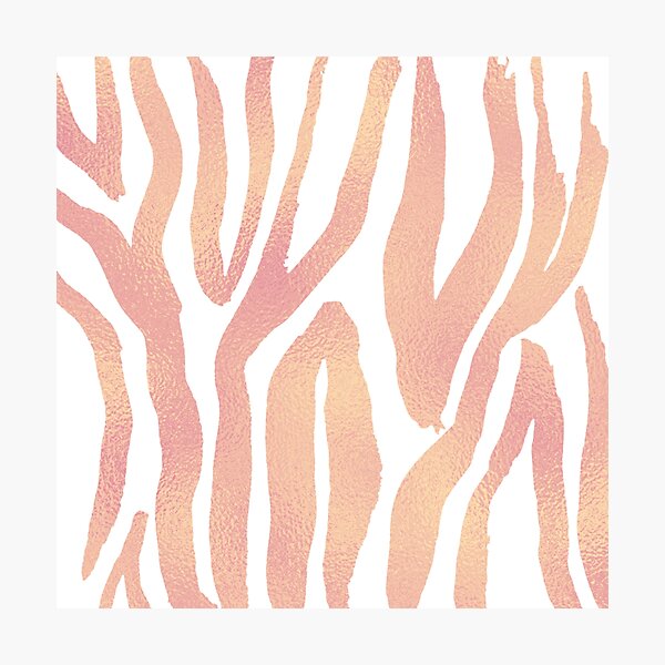wild thing (pink and gold foil) Photographic Print