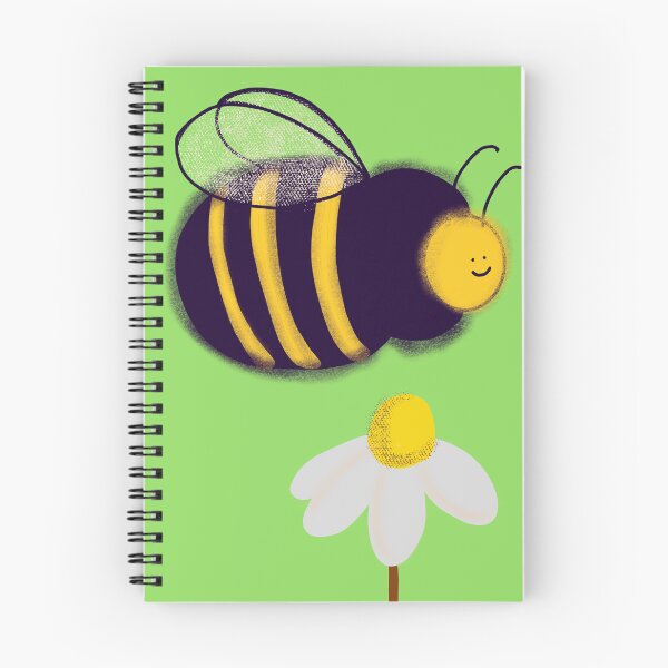 Item preview, Cute happy bee with daisy designed and sold by SahudiDesigns.
