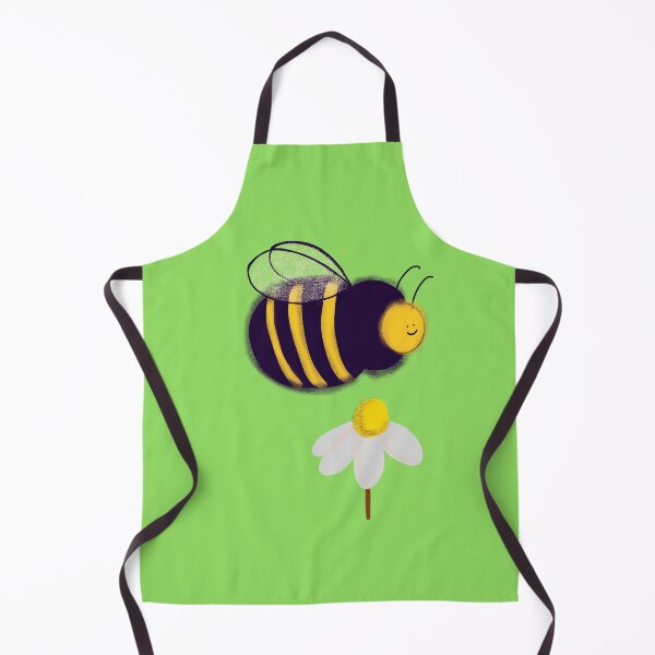 Item preview, Cute happy bee with daisy designed and sold by SahudiDesigns.