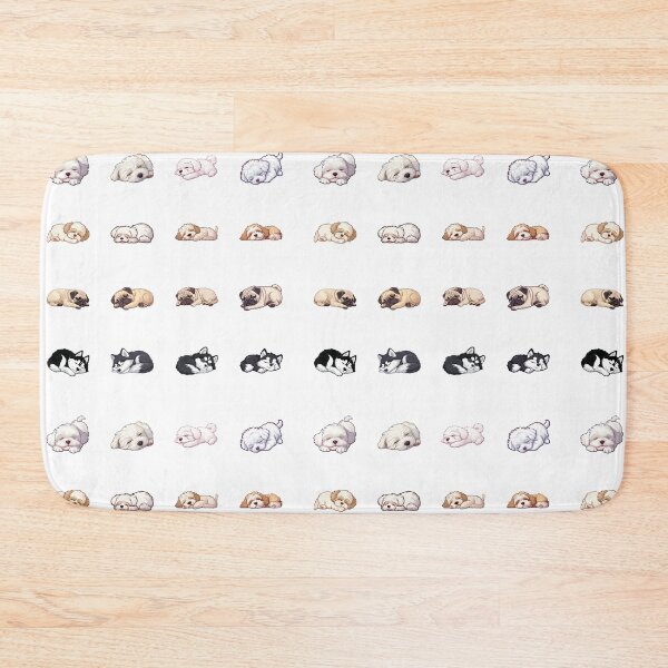 Item preview, Sleeping puppies - sticker bundle, stickers - 16 pieces designed and sold by sabantha.