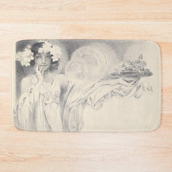 Item preview, Menu Cards no. 2 (From a set of Four), by Alphonse Mucha. HIGH DEFINITION designed and sold by MINDTHECHERRY.