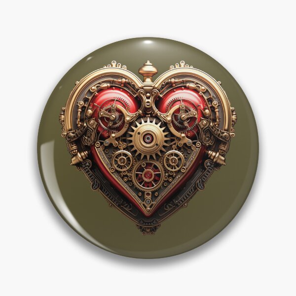 Item preview, Steampunk heart art love designed and sold by fansyartdesign.