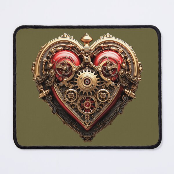 Item preview, Steampunk heart art love designed and sold by fansyartdesign.
