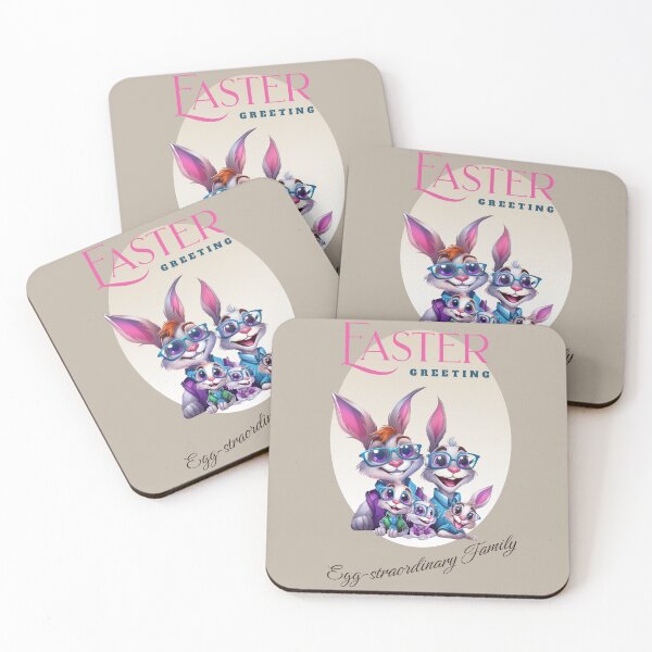 Item preview, Easter greeting - Colored easter eggs - Eggcellent - Bad easter bunny - Pagan easter - Easter egger designed and sold by JansenGS.