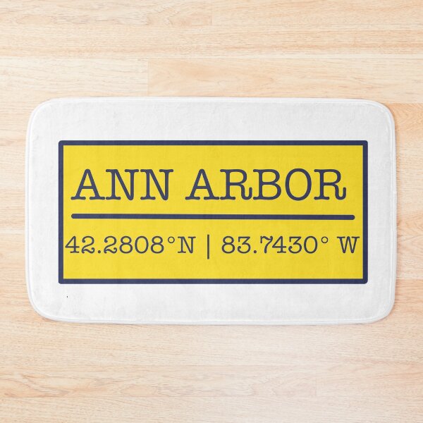 Item preview, Ann Arbor Coordinates U of M Blue and Maize designed and sold by RBCreationsinMI.