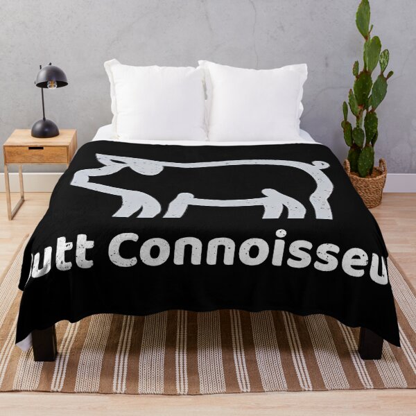Item preview, BBQ Humor - Pork and Puns Butt Connoisseur Design designed and sold by MnDShirts.
