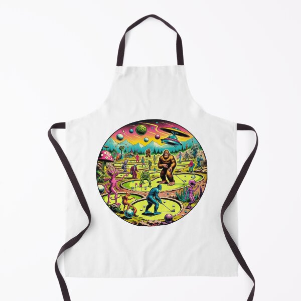 Item preview, Intergalactic Golf | Bigfoot And Aliens | Ufo | Believe designed and sold by ShopCoolStop.