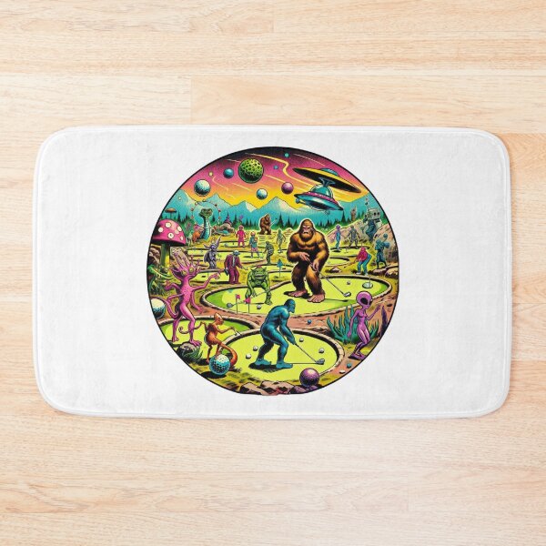 Item preview, Intergalactic Golf | Bigfoot And Aliens | Ufo | Believe designed and sold by ShopCoolStop.