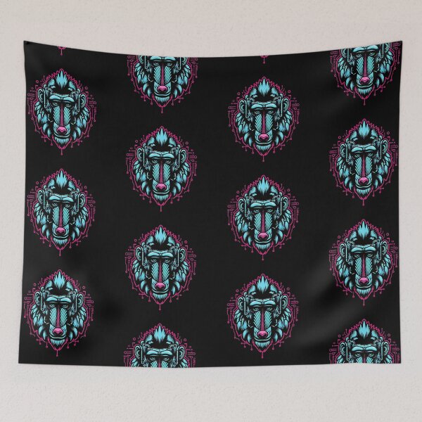 Item preview, Iconic Neon Baboon designed and sold by MrAI-Store.